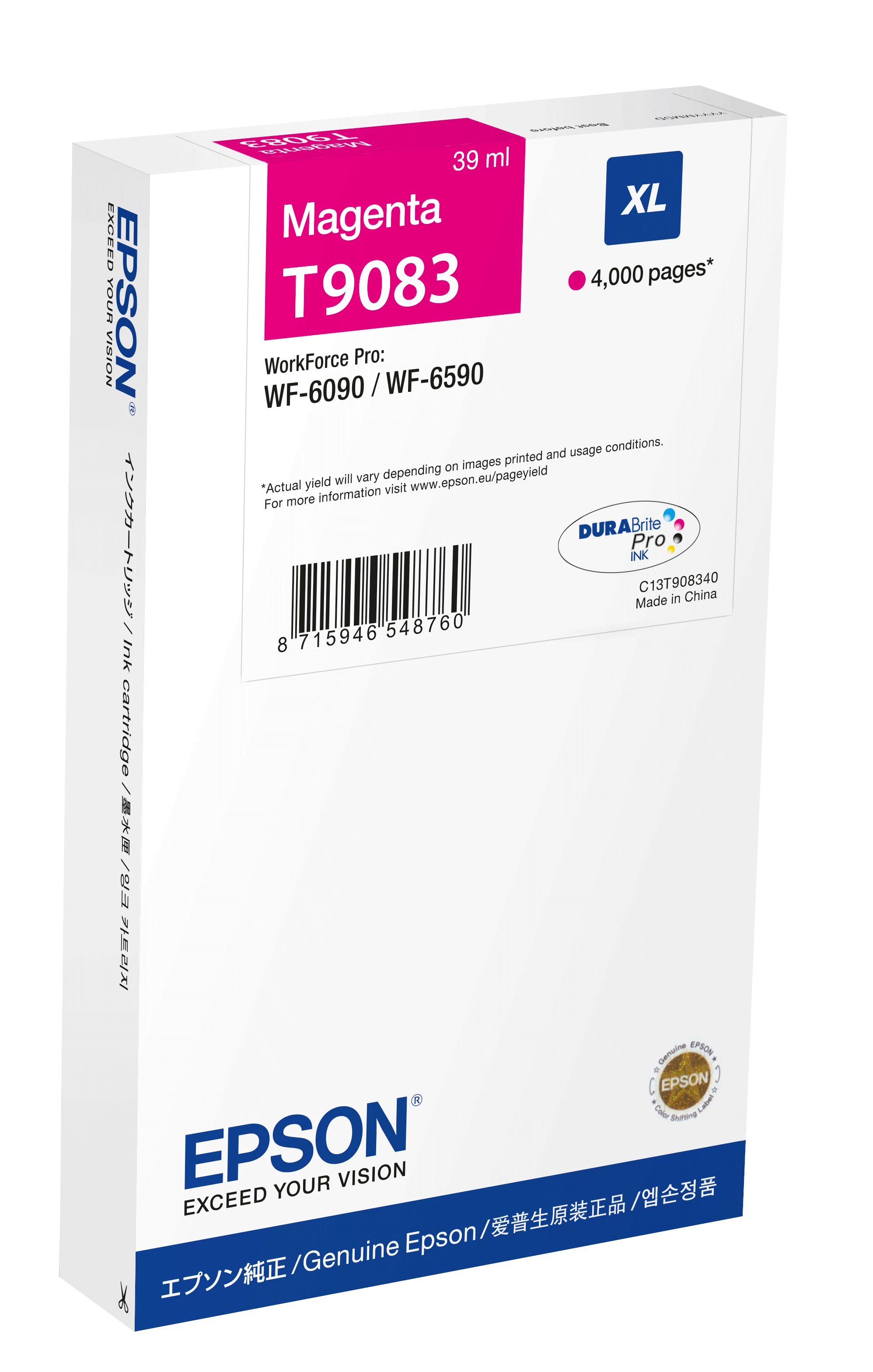 Epson T9083 Patron Magenta 4K /o/ Epson