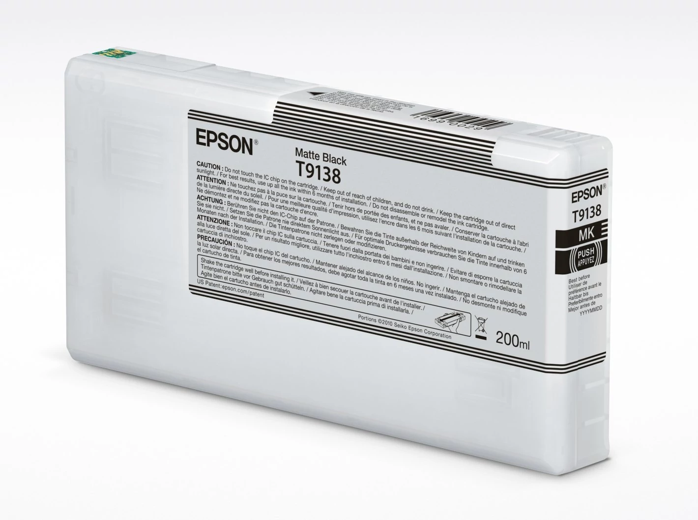 Epson T9138 Patron Matt Bk 200ml  /o/ Epson