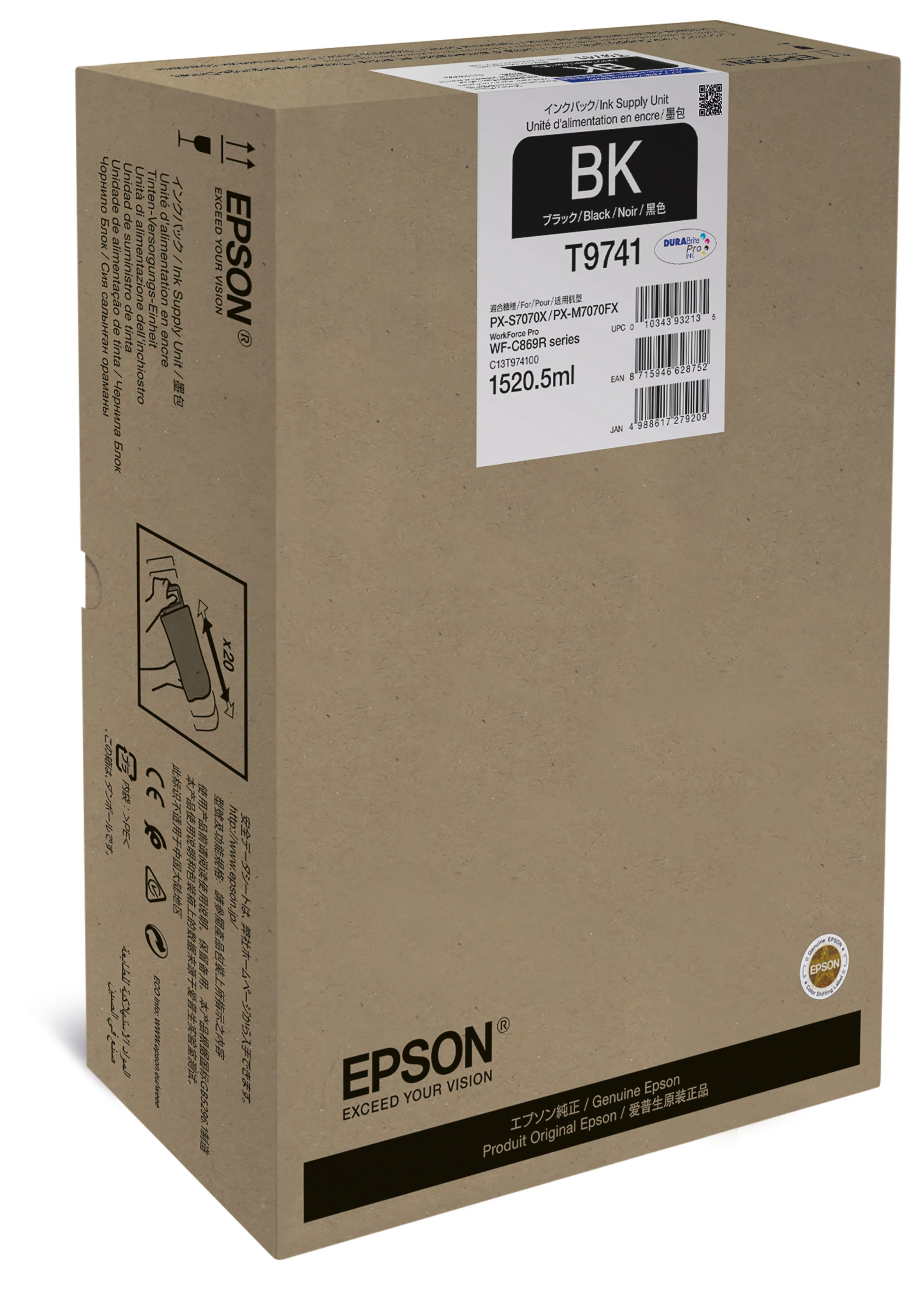 Epson T9741 Patron Black 86K /o/ Epson