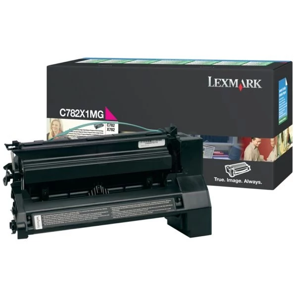 Lexmark C782/X782e Extra High Return Toner Magenta 15K (Eredeti) C782X1MG