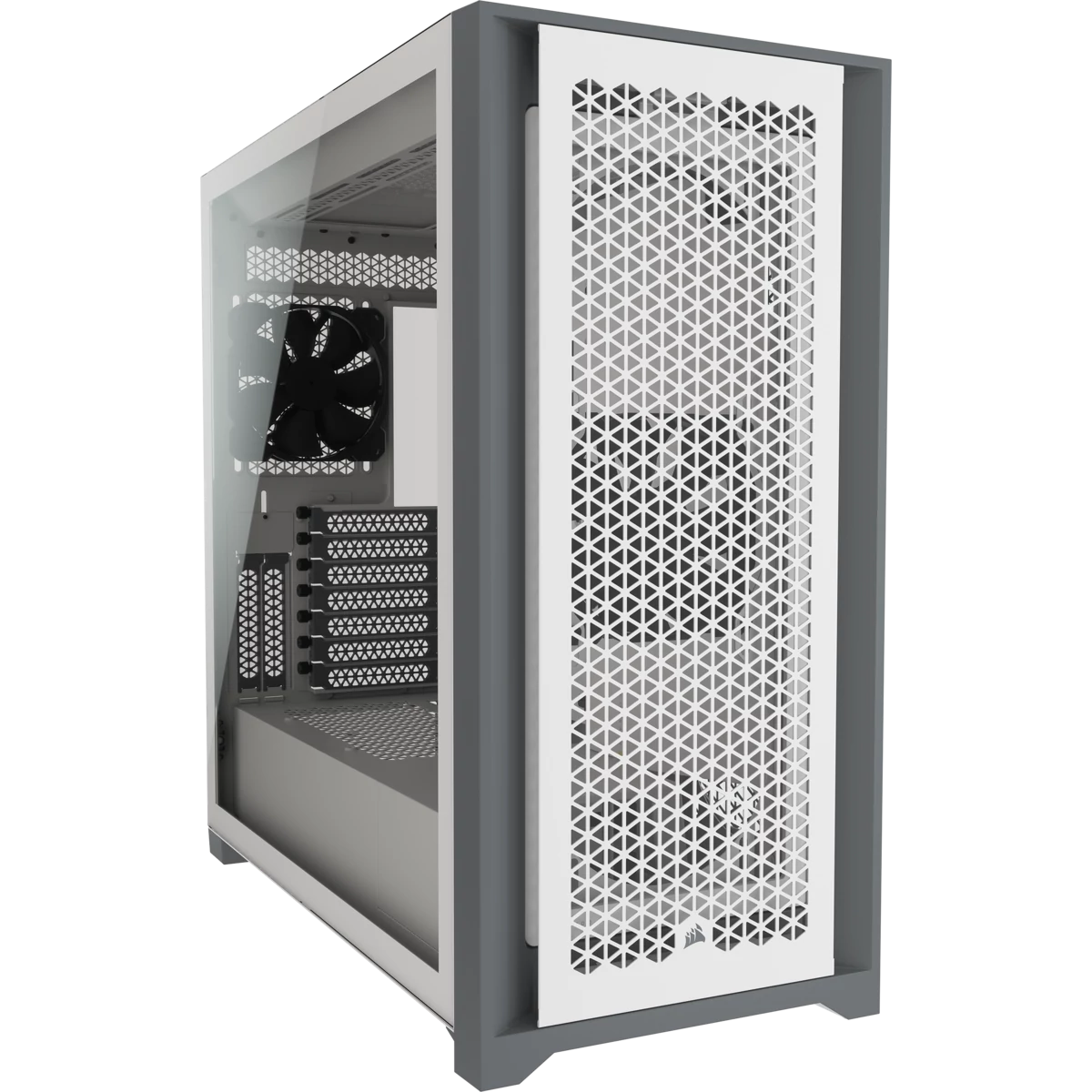 CORSAIR 5000D AIRFLOW Edzett Üveg Mid-Tower Gépház, Fehér