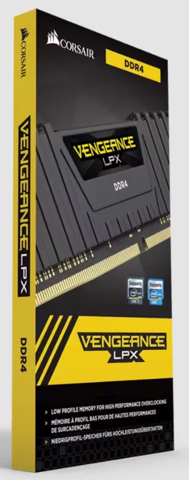 CORSAIR Vengeance LPX  Fekete DDR4, 2666MHz 16GB (1 x 16GB) memória