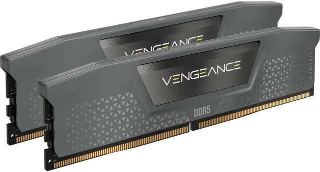 CORSAIR DDR5 5600MHz 32GB (2x16GB) AMD EXPO VENGEANCE RAM, szürke