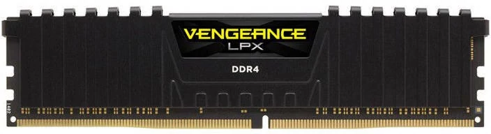 CORSAIR DDR4 8GB (1x8GB) 3200MHz Vengeance LPX RAM, Fekete