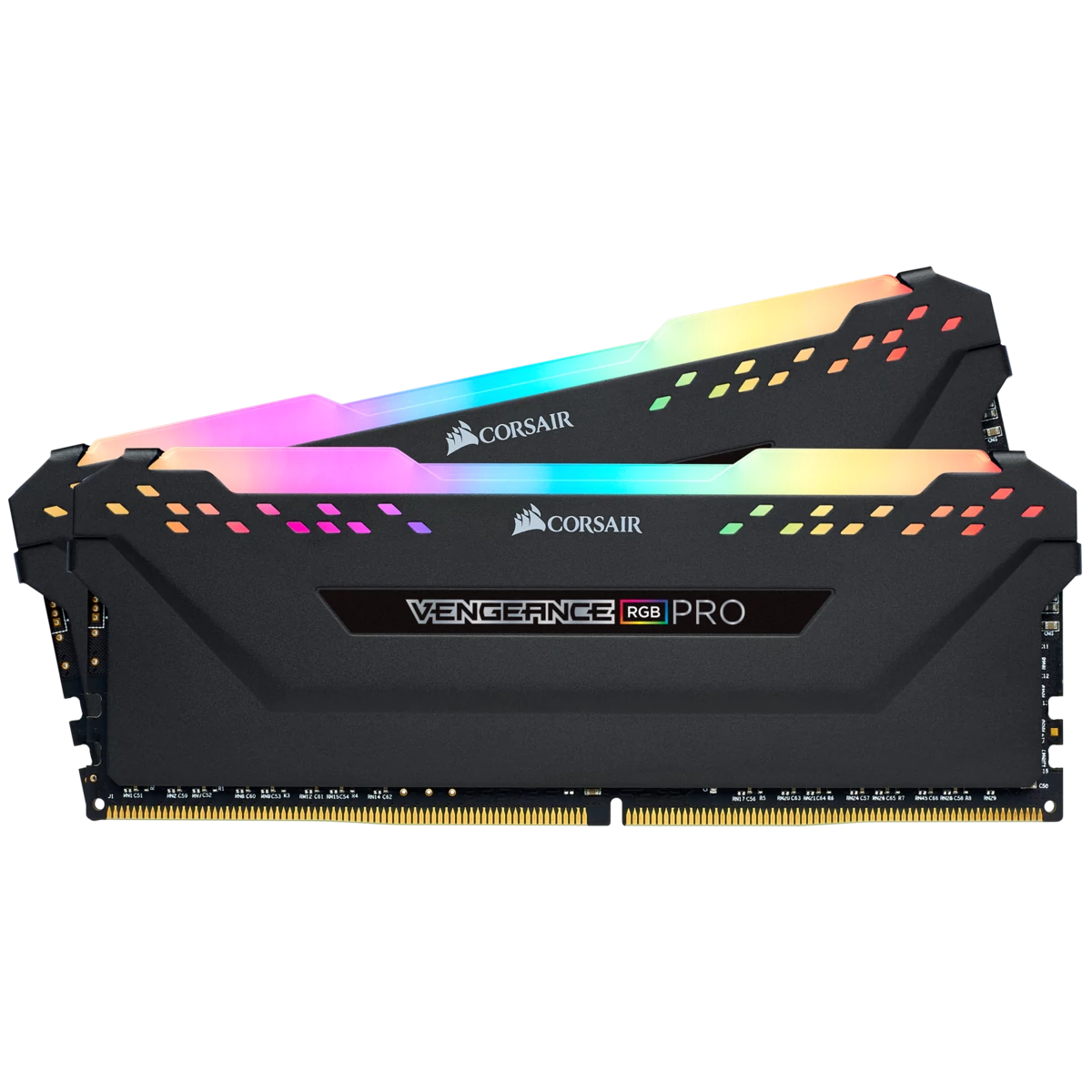 CORSAIR Vengeance RGB Pro Fekete DDR4, 3200MHz 16GB (2 x 8GB) memória