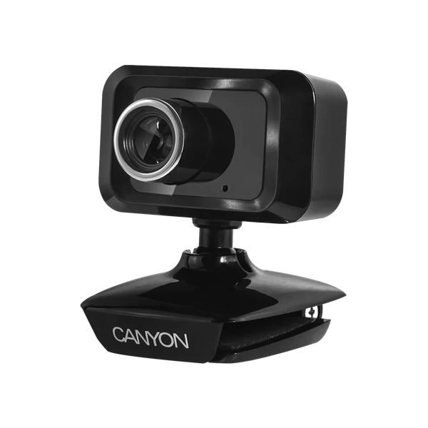 CANYON Webkamera, 0,3MP, USB2.0, Forgatható, fekete - CNE-CWC1