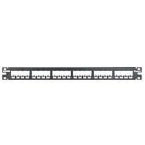 Panduit 24 portos UTP, FTP patchpanel (üres, Mini-Com modulokat fogad)