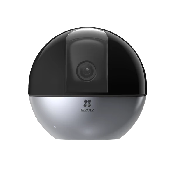 EZVIZ E6 3K beltéri kamera, 360° panorámakép, Apple Home Kit kompatibilis AI alapú emeber/ állat érzékelés, kamera hívás EZVIZ