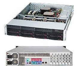 Supermicro server chassis CSE-825TQC-R802LPB, 2U, 2x800W