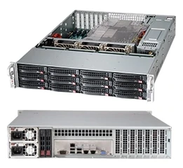 Supermicro server chassis 826BE1C-R920LPB, 2U, MB E-ATX 13.68x13, ATX 12x13,