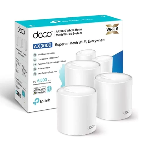 TP-LINK Deco X50(3-pack) AX3000 Whole Home Mesh WiFi 6 System