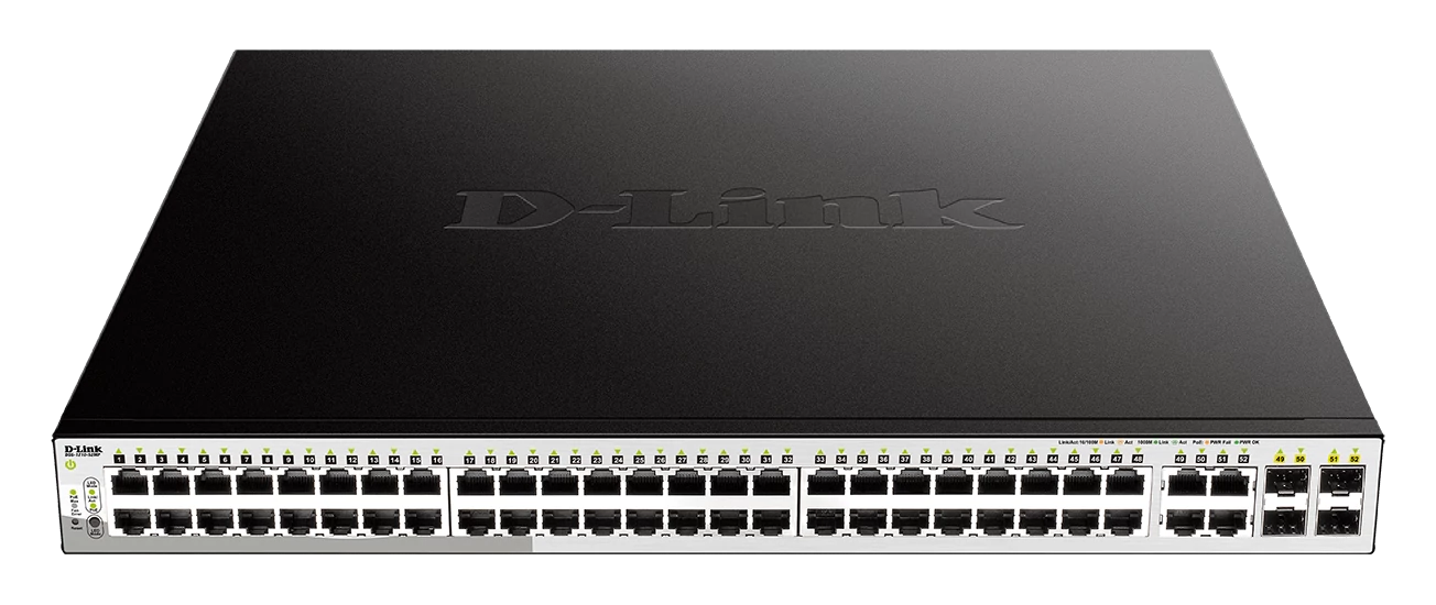 D-Link 52-Port PoE Gigabit Smart Switch 370W PoE