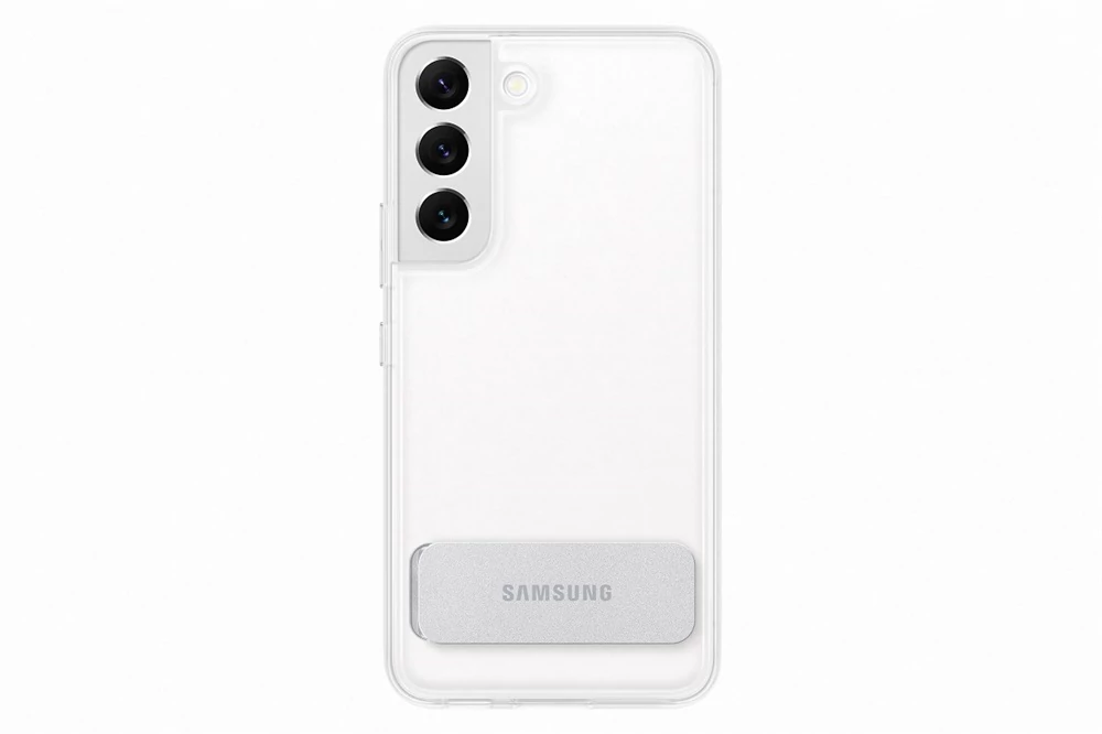 Samsung galaxy s22 clear standing cover, transparent