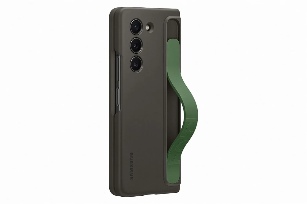 Samsung galaxy fold5 standing case with strap, graphite