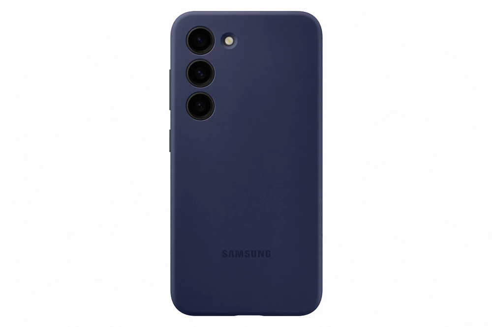 Samsung galaxy s23 silicone case, navy