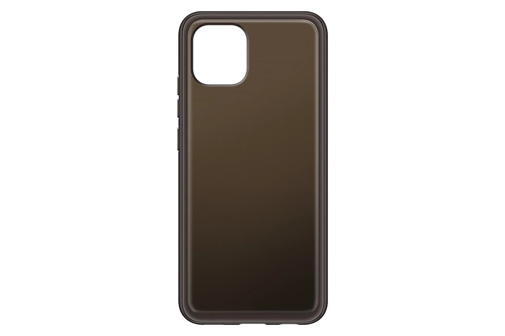 Samsung a03 soft clear cover, black