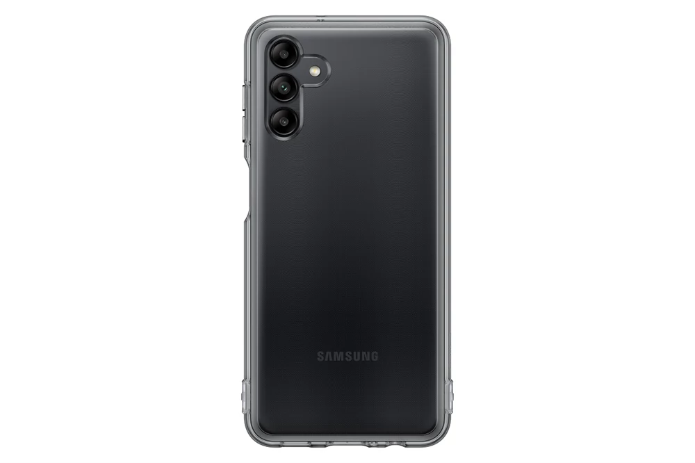 Samsung ef-qa047tbegww a04s soft clear cover, black