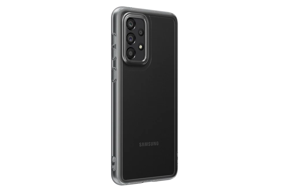 Samsung a33 5g soft clear cover, black