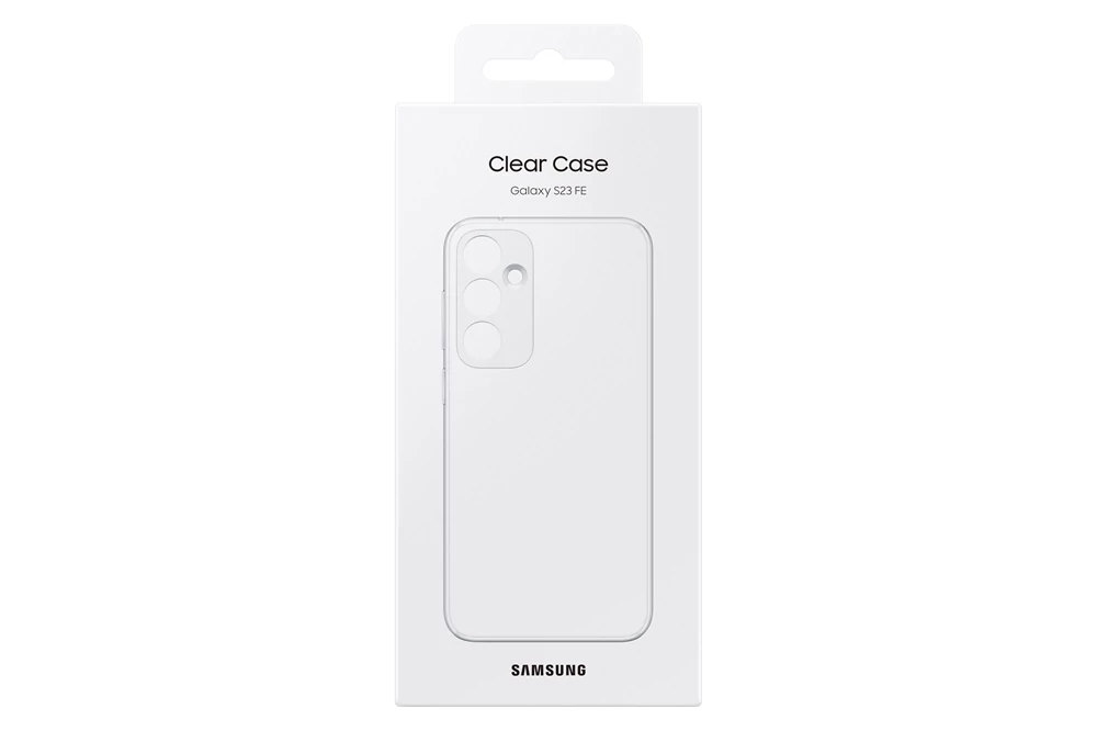 Samsung s23 fe clear case, transparent