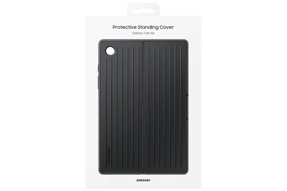 Samsung tab a8 protective standing cover, black