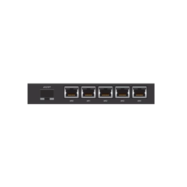 UBiQUiTi EdgeRouter 5x1000Mbps (passive POE) + 1x1000Mbps SFP, Asztali - ER-X-SFP Ubiquiti