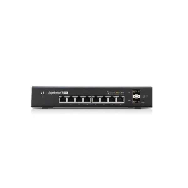 UBiQUiTi EdgeSwitch 8x1000Mbps (POE + ) + 2x1000Mbps SFP, Menedzselhető, Rackes - ES-8-150W