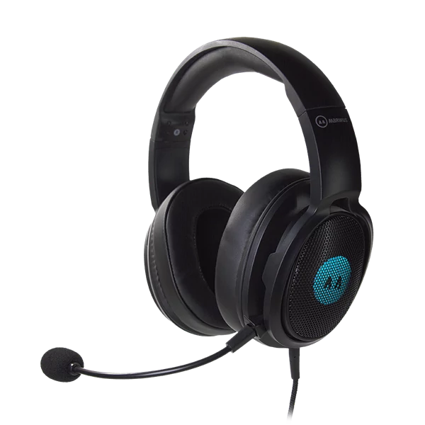 MARWUS GH109 vezetékes RGB 7.1 gamer headset mikrofonnal, USB csatlakozóval