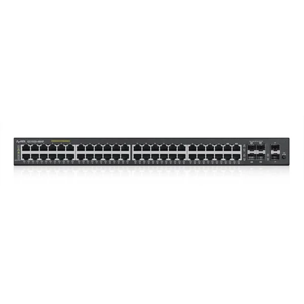 52 Port Smart Managed PoE Switch 48x Gigabit Copper PoE and 4x Gigabit dual pers