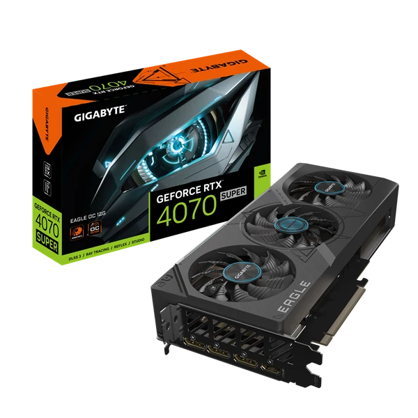 GIGABYTE Videokártya PCI-Ex16x nVIDIA RTX 4070 SUPER 12GB DDR6X OC Gigabyte