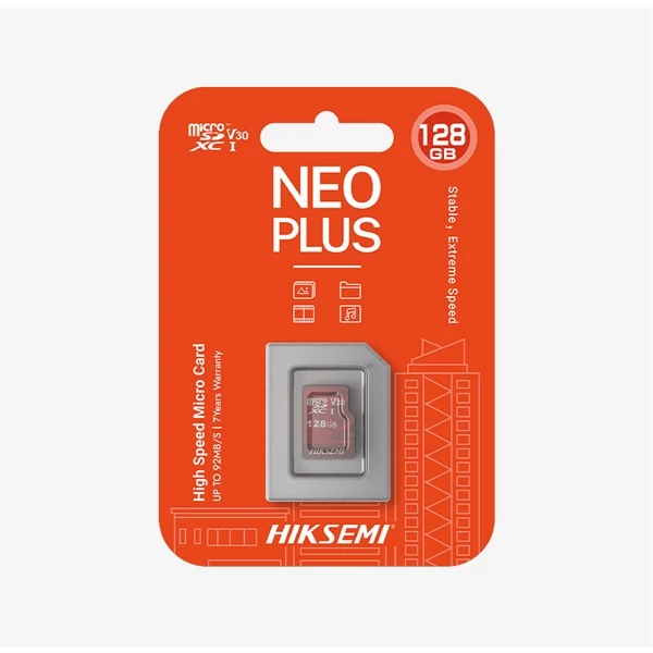 HIKSEMI Memóriakártya MicroSDXC 256GB Neo Plus CL10 95R / 55W V30 (HIKVISION) HIKVISION PCC