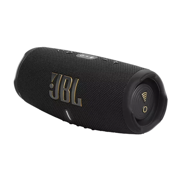 JBL Charge 5 Wi-Fi (WiFi&Bluetooth hordozható hangszóró), Fekete JBL