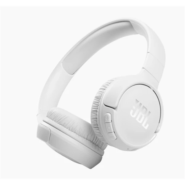 JBL T510BT Bluetooth fejhallgató (fehér)