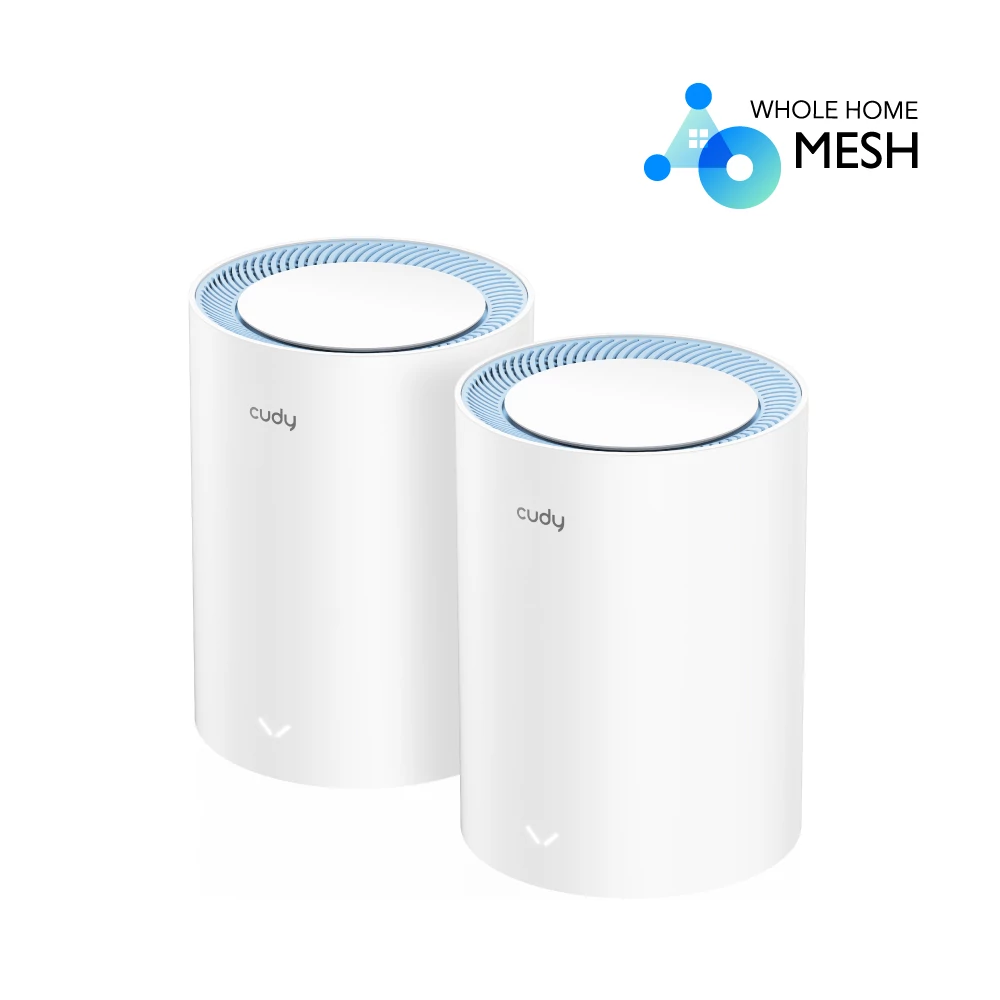 Cudy M1200 AC1200 Dual Band Whole Home Wi-Fi Mesh System (2-Pack)