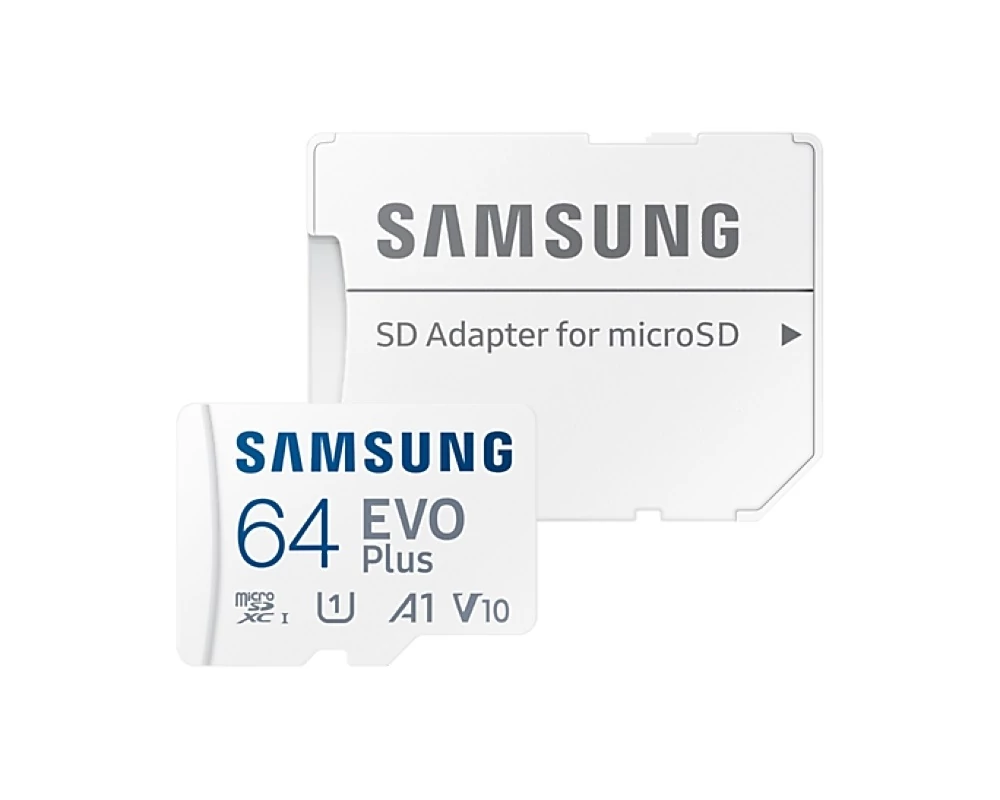 Samsung EVO Plus 64GB microSD (MB-MC64KA/EU) memória kártya adapterrel