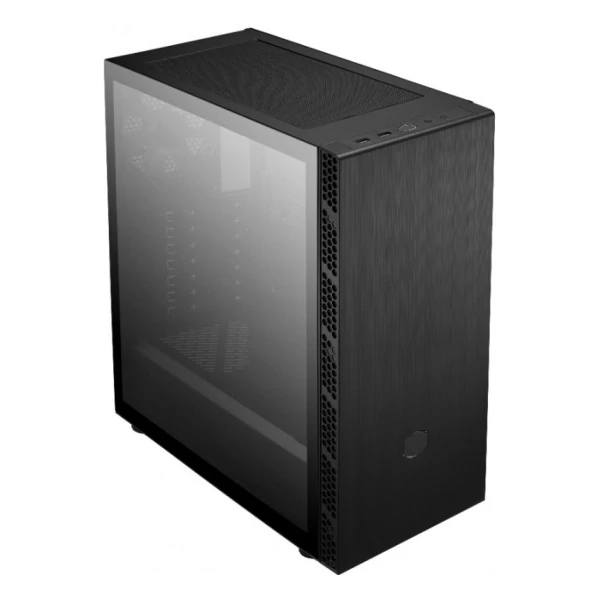 COOLER MASTER Ház ATX MasterBox MB600L V2, Tápegység nélkül, Üvegfalú, fekete Cooler Master