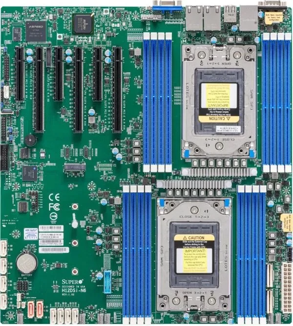 Supermicro szerver alaplap MBD-H12DSI-N6 EPYC7003/7002,16RDIMM,10SATA3,EATX