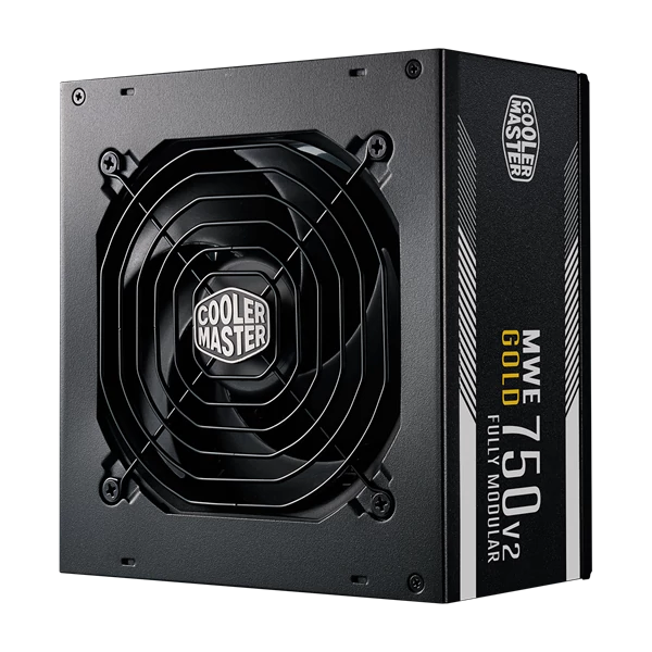 COOLER MASTER Tápegység Moduáris MWE GOLD 750 V2 ATX 3.0 READY, 750W, 12cm, 80+ Gold Cooler Master