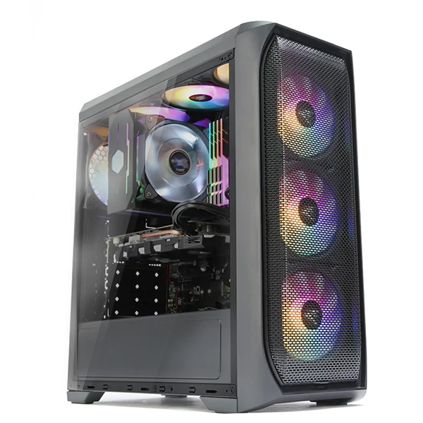 ZALMAN Ház Midi ATX N5 MF Tápegység nélkül, Fekete RGB