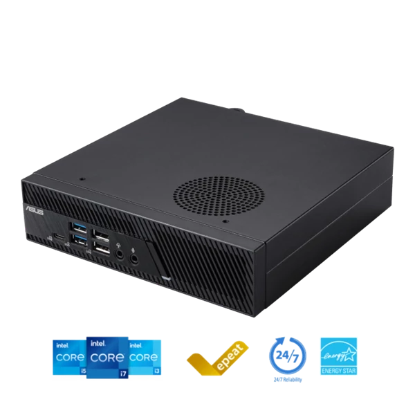 ASUS VivoMini PC PB63, Intel Core i3-13100, 8GB, 256GB SSD, HDMI, DP, WIFI, USB 2.0, USB 3.2, USB Type-C ASUS MON