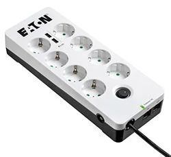 Eaton ProtectionBox 8, 8×DIN túlfesz-védő aljzat + 2xUSB +RJ45