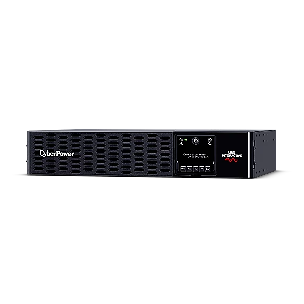 CYBERPOWER UPS PR1000ERT2U (10xIEC C13) 1000VA 1000W 230V RACK szünetmentes tápegység + USB LINE-INTERAKTÍV CyberPower