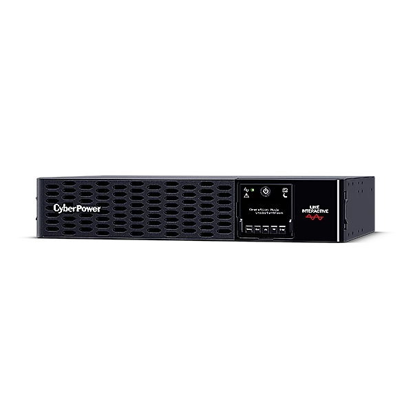 CYBERPOWER UPS PR1500ERT2U (10xIEC C13) 1500VA 1500W 230V RACK szünetmentes tápegység + USB LINE-INTERACTIVE