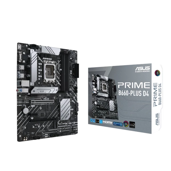 ASUS Alaplap S1700 PRIME B660-PLUS D4 INTEL B660, ATX