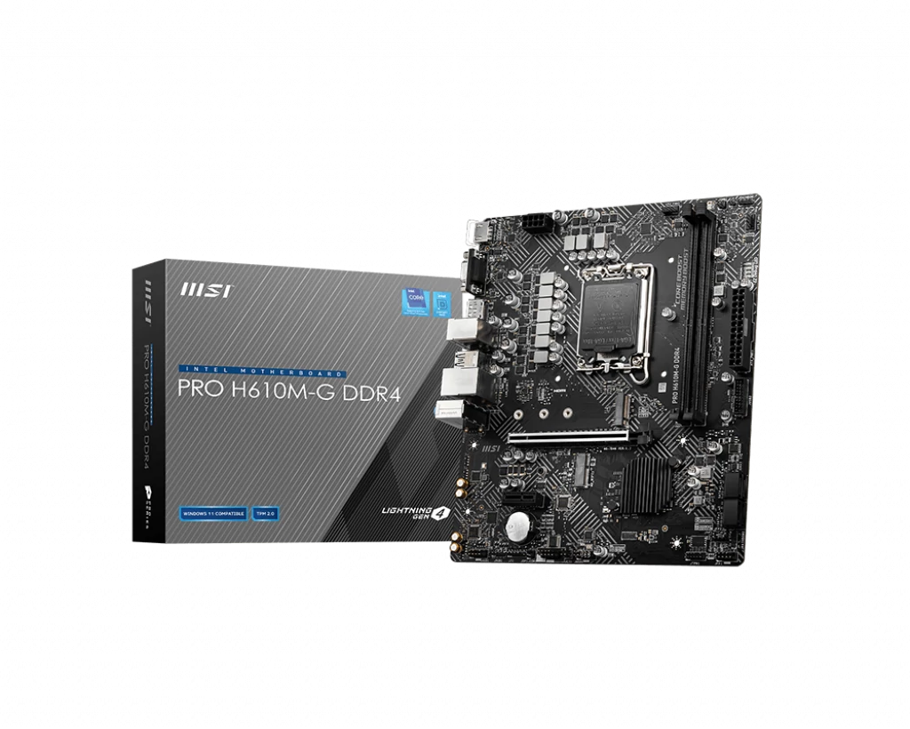 MSI PRO H610M-G DDR4 alaplap