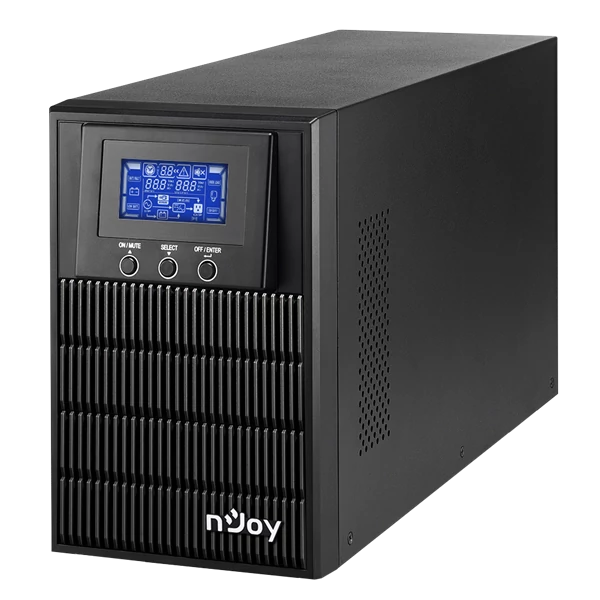 NJOY Szünetmentes ATEN PRO 1000, 1000VA, 900W, Online, LCD display