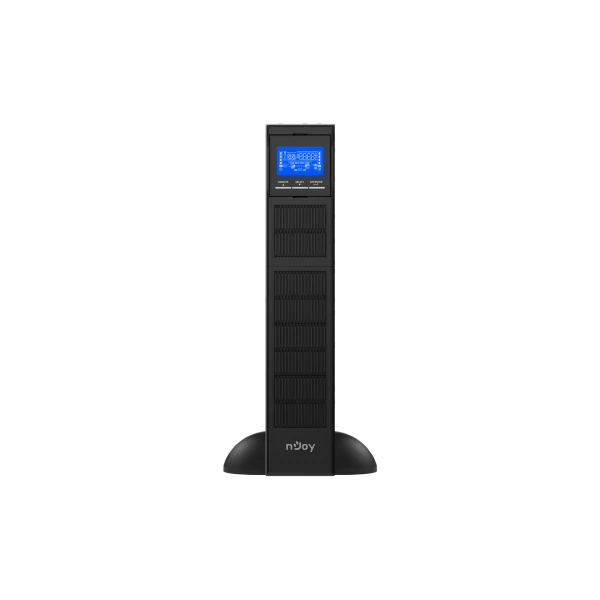 NJOY Szünetmentes Balder 3000, 3000VA, 2700W, Online rack (2U), LCD display