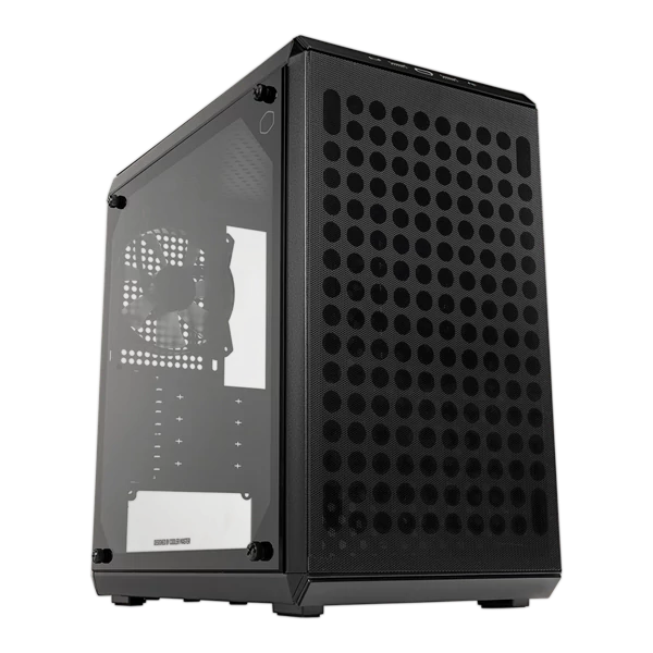 COOLER MASTER Ház Micro ATX MASTERBOX Q300L V2, 1 Ventillátorral, Tápegység nélkül, fekete Cooler Master