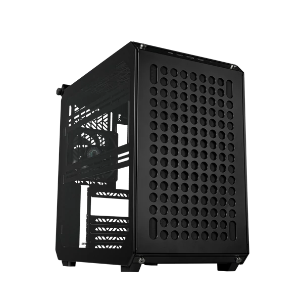 COOLER MASTER Ház Mid ATX QUBE 500 FLATPACK BLACK EDITION, 1db Ventilátorral, Tápegység nélkül, fekete Cooler Master