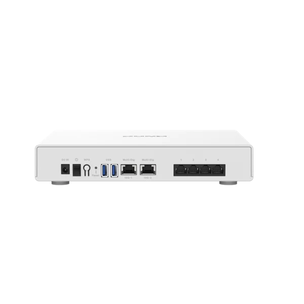 QNAP Router Dual-Band, Qualcomm 4x2,2GHz, WLAN 2.4G / 5G, 4x1GbE, 2x10GBASE-T , 2xUSB3.2 Gen1