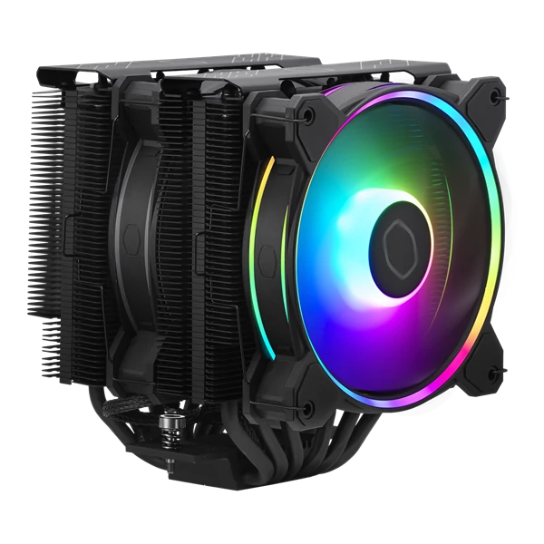 COOLER MASTER CPU hűtő HYPER 622 HALO BLACK EDITION, LGA1700 támogatással, fekete Cooler Master